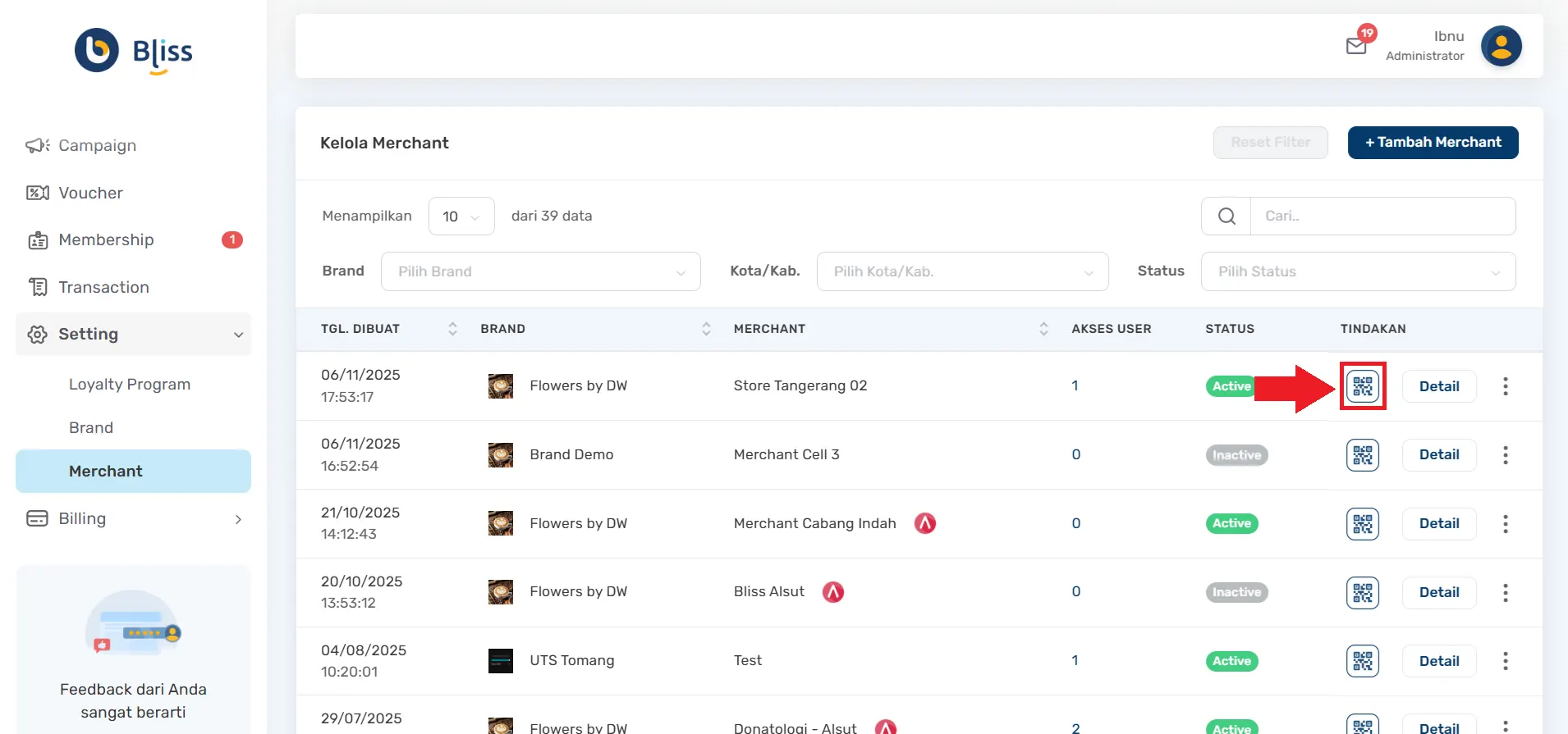 Cara cetak qr merchant